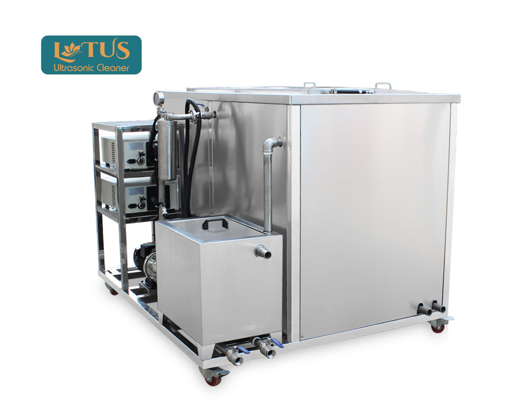 Bể rửa siêu âm công nghiệp dòng bể đôi 135L (Làm sạch + Sấy khô)