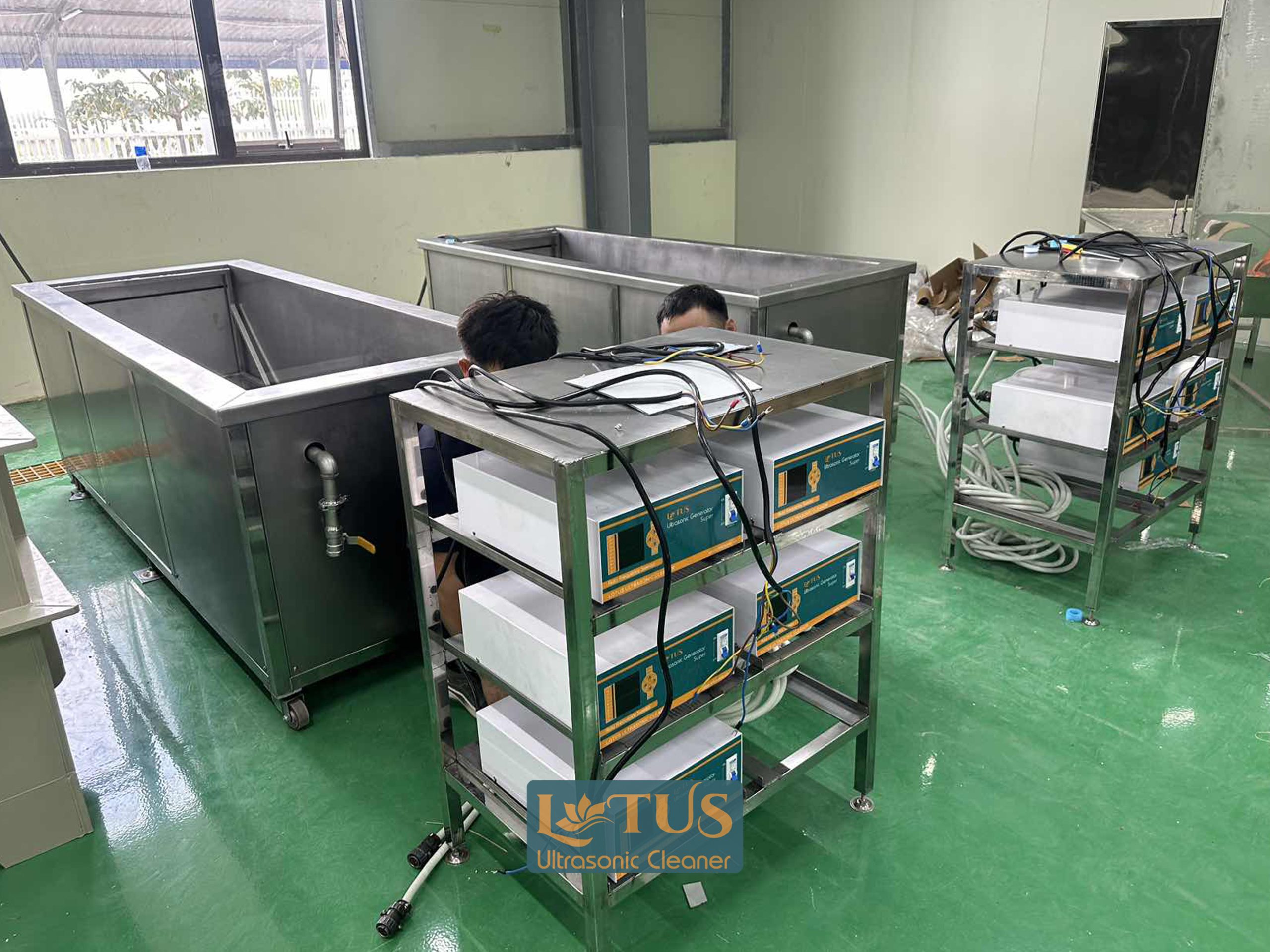 Cung cấp bể tẩy rửa sóng siêu âm 11250W – Tỉnh Thái Nguyên